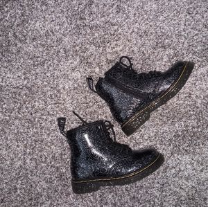 Toddler glitter Dr martens boots